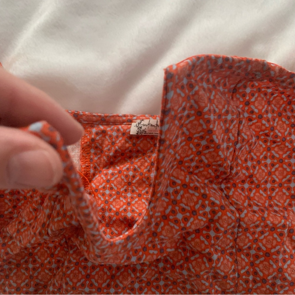 Intimately FP red Floral Bra Crop Top - Picture 4 of 5